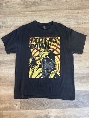 Vintage System of a Down Graphic Tee Black - Size Large